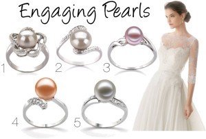 PEARL FASHION: Pearl Engagement Rings!