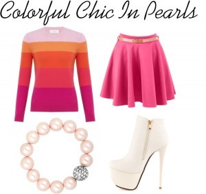 PEARL FASHION: Colorful Chic in Pearls