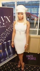 CELEBRITY FASHION: Nicki Minaj in Pearly Captains Hat 