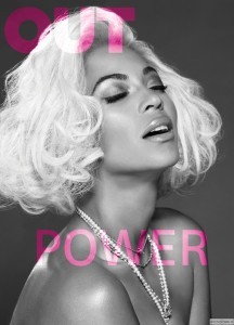 PEARL FASHION: Beyoncé Covers OUT Magazine’s “Power Issue” Wearing Pearls and Speaking about Feminism and Sexuality
