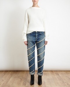 CLUTCHING OUR PEARLS (WORST FASHION or HIGH FASHION): Pearl Studded Jeans