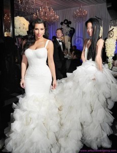FOUR OF THE MOST BREATHTAKING CELEBRITY WEDDING DRESSES