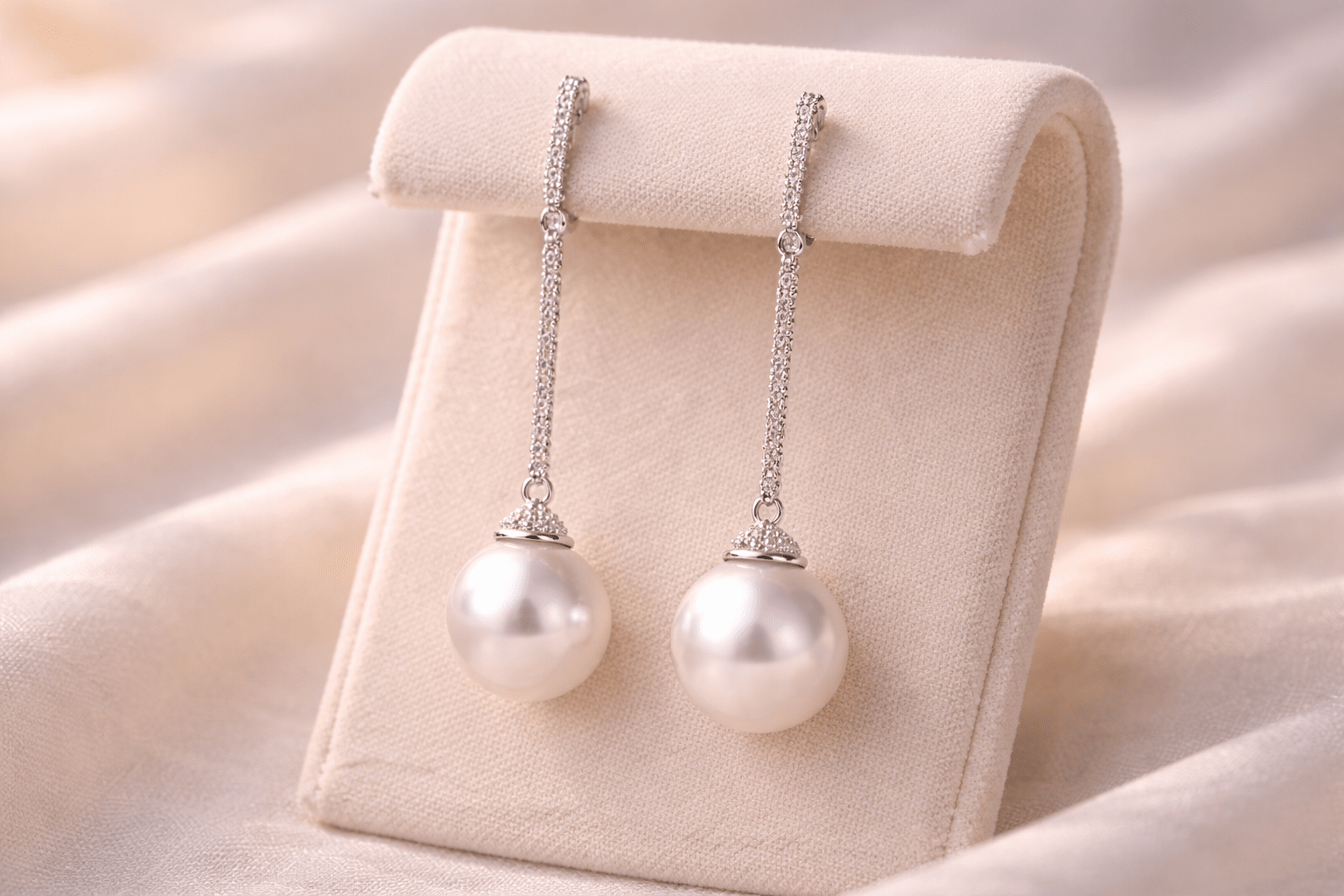pearlsonly-blog-100-image-2-pearl - Élégance des boucles d’oreilles pendantes avec perle de longueur moyenne - Bijoux perles - pearlsonly