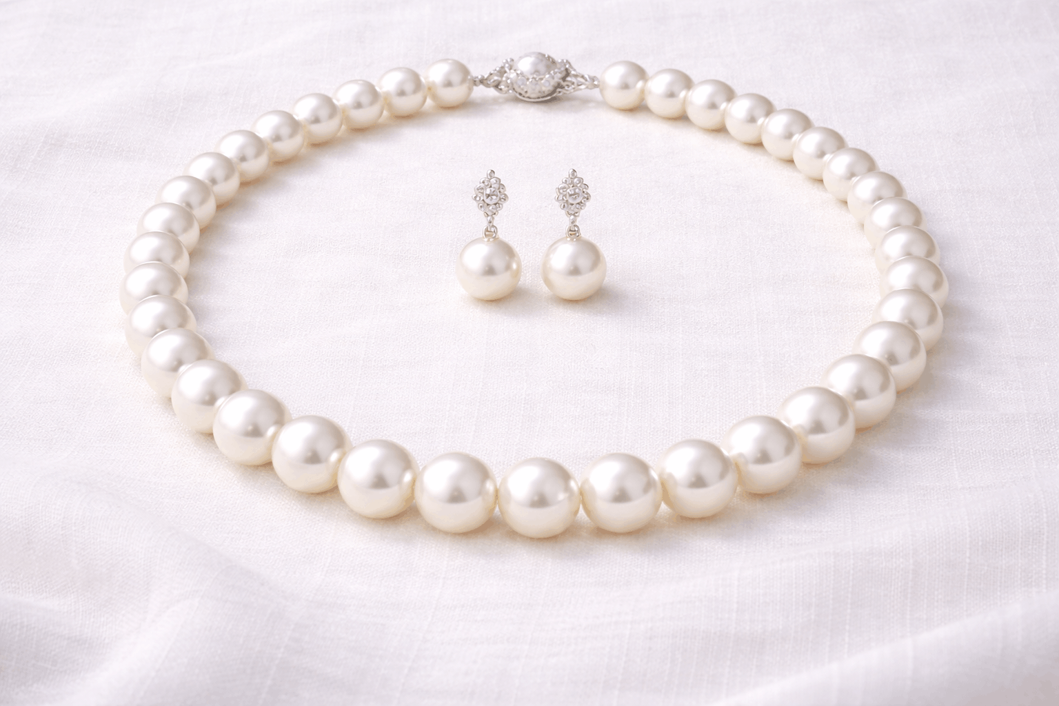 pearlsonly-blog-109-image-4-pearl - Ensemble collier et boucles d’oreilles en perles blanches - Bijoux de Perles - pearlsonly