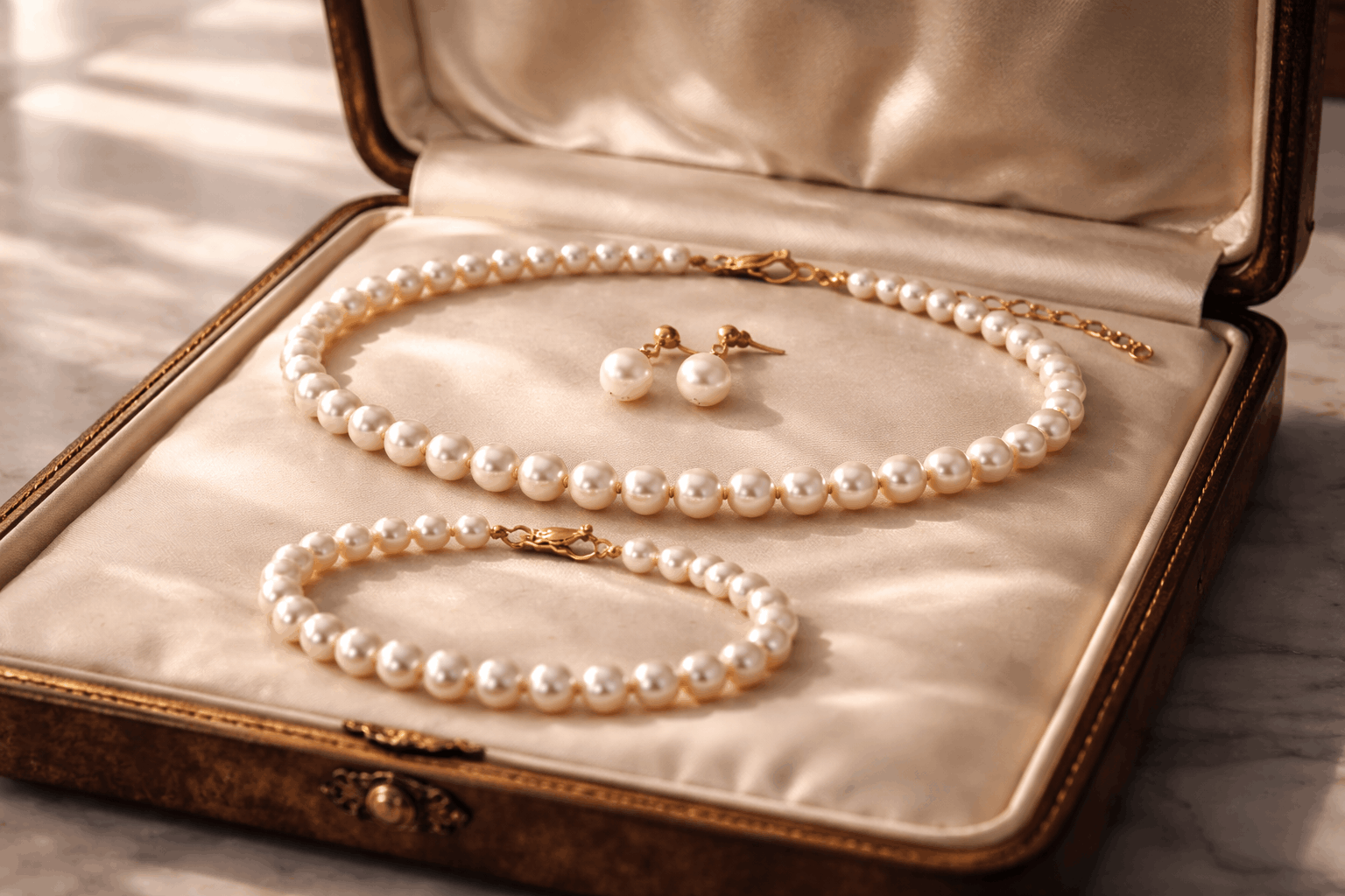 pearlsonly-blog-126-image-4-pearl - Ensembles de perles blanches classiques pour mariées - Bijoux de Perles - pearlsonly