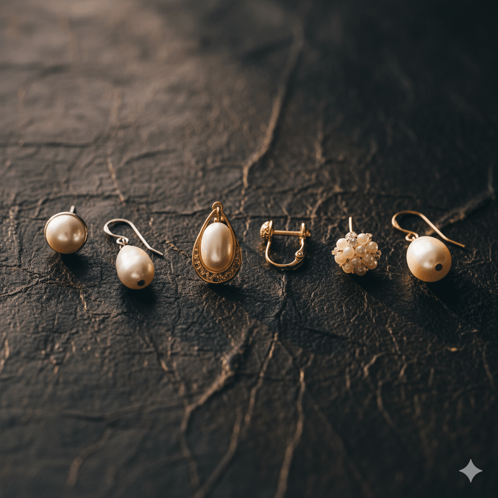 02. Trois recettes de styling pour boucles d’oreilles perles asymétriques