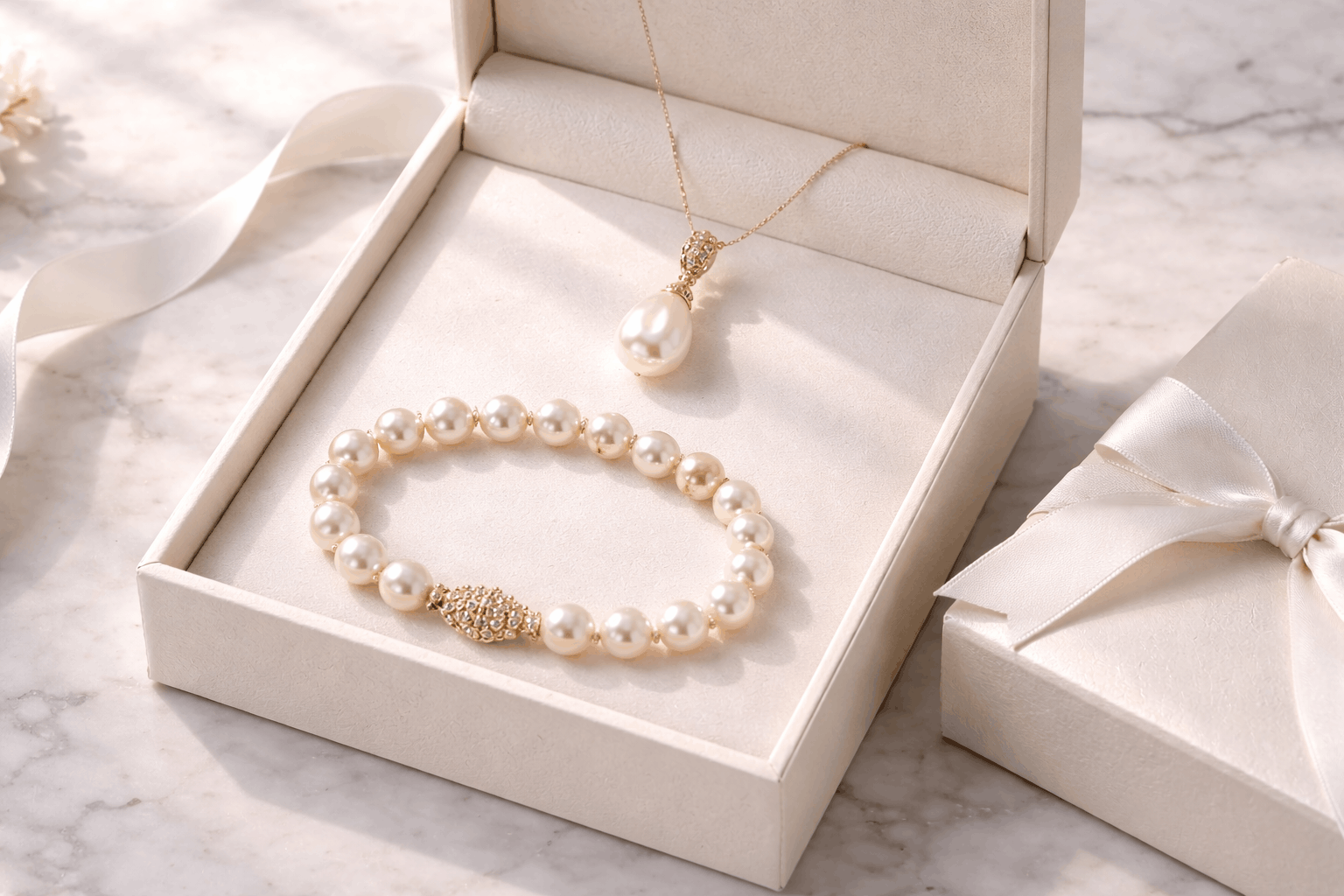 03. Le cadeau réfléchi : Des perles pour votre cortège