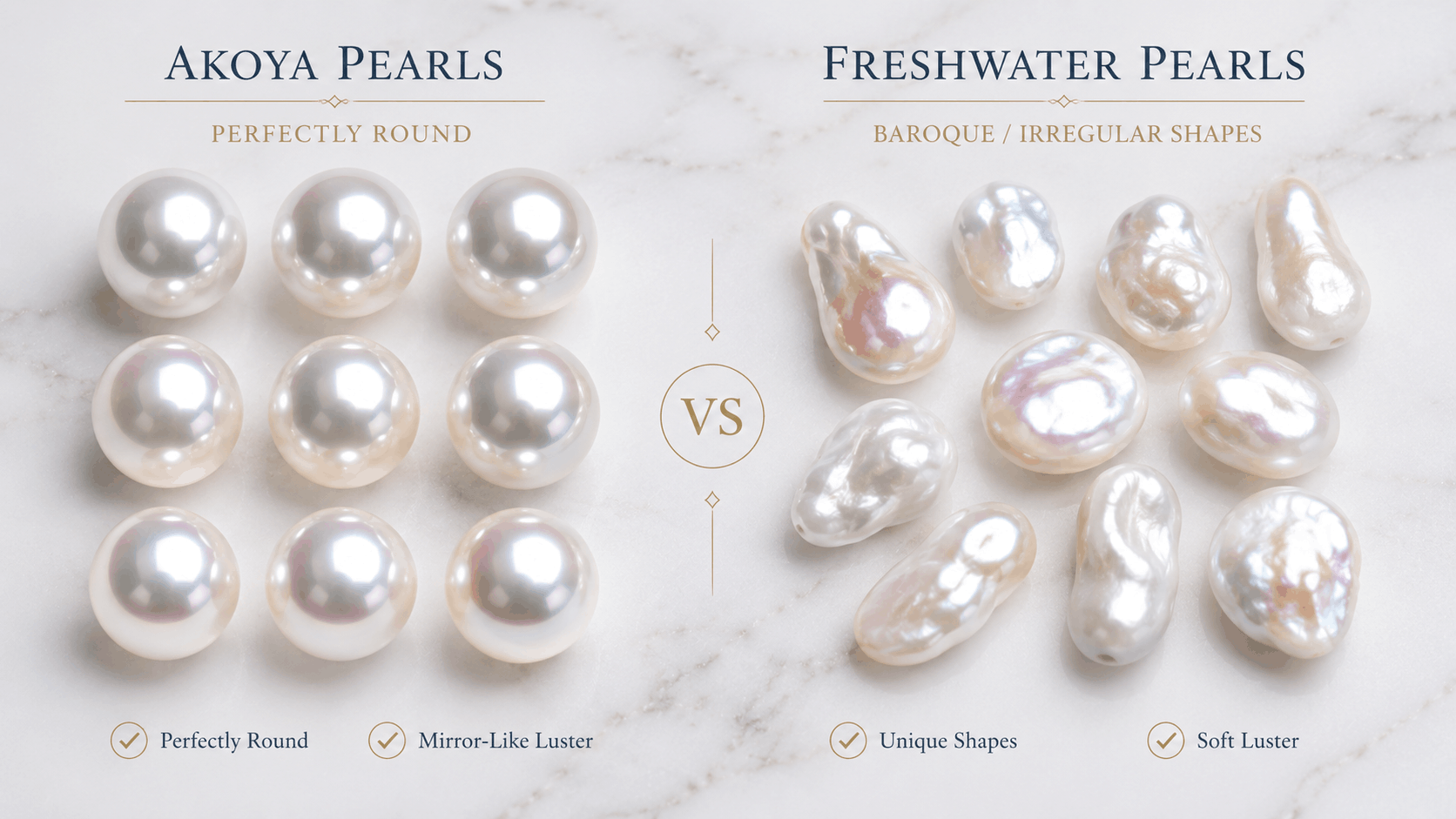 03. Akoya vs perles d’eau douce – différences de forme et de taille