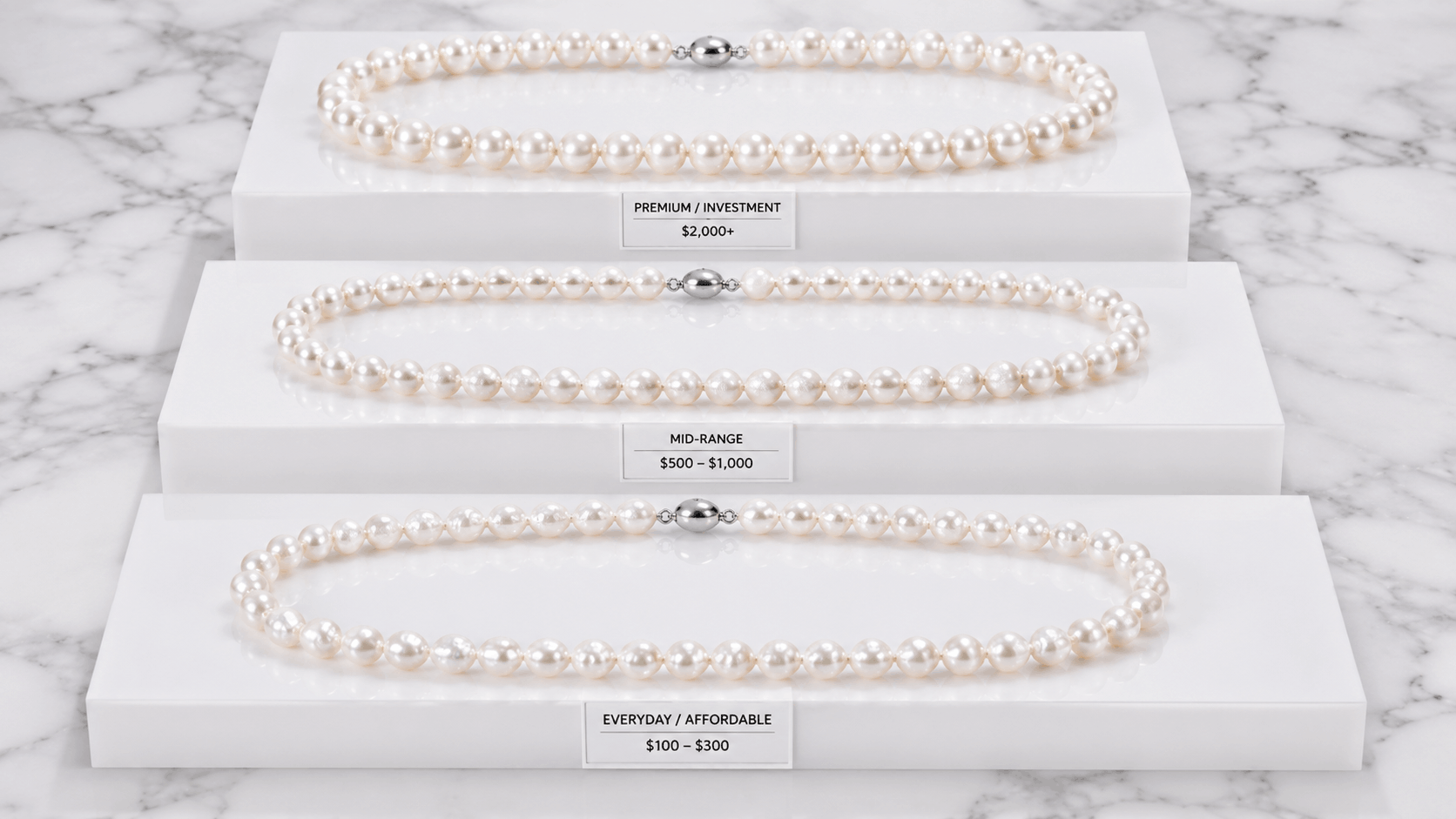 04. Collier de perles pour remise de diplômes à tous les budgets