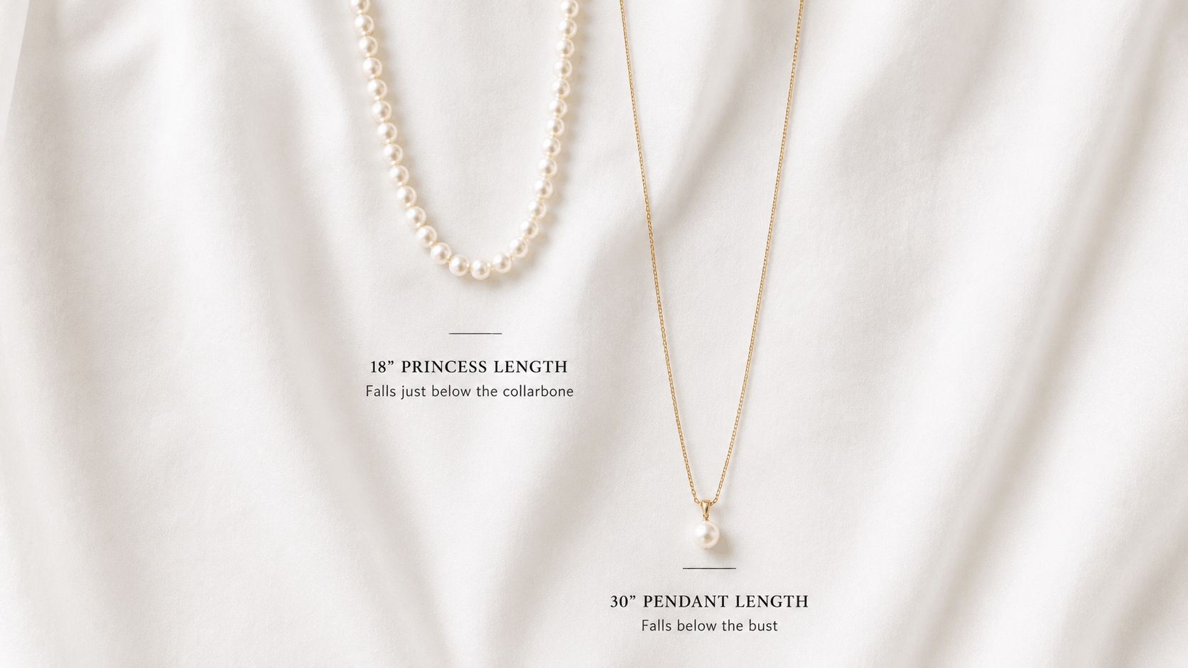 02. Comment les longueurs de colliers se placent sur différents types de silhouette