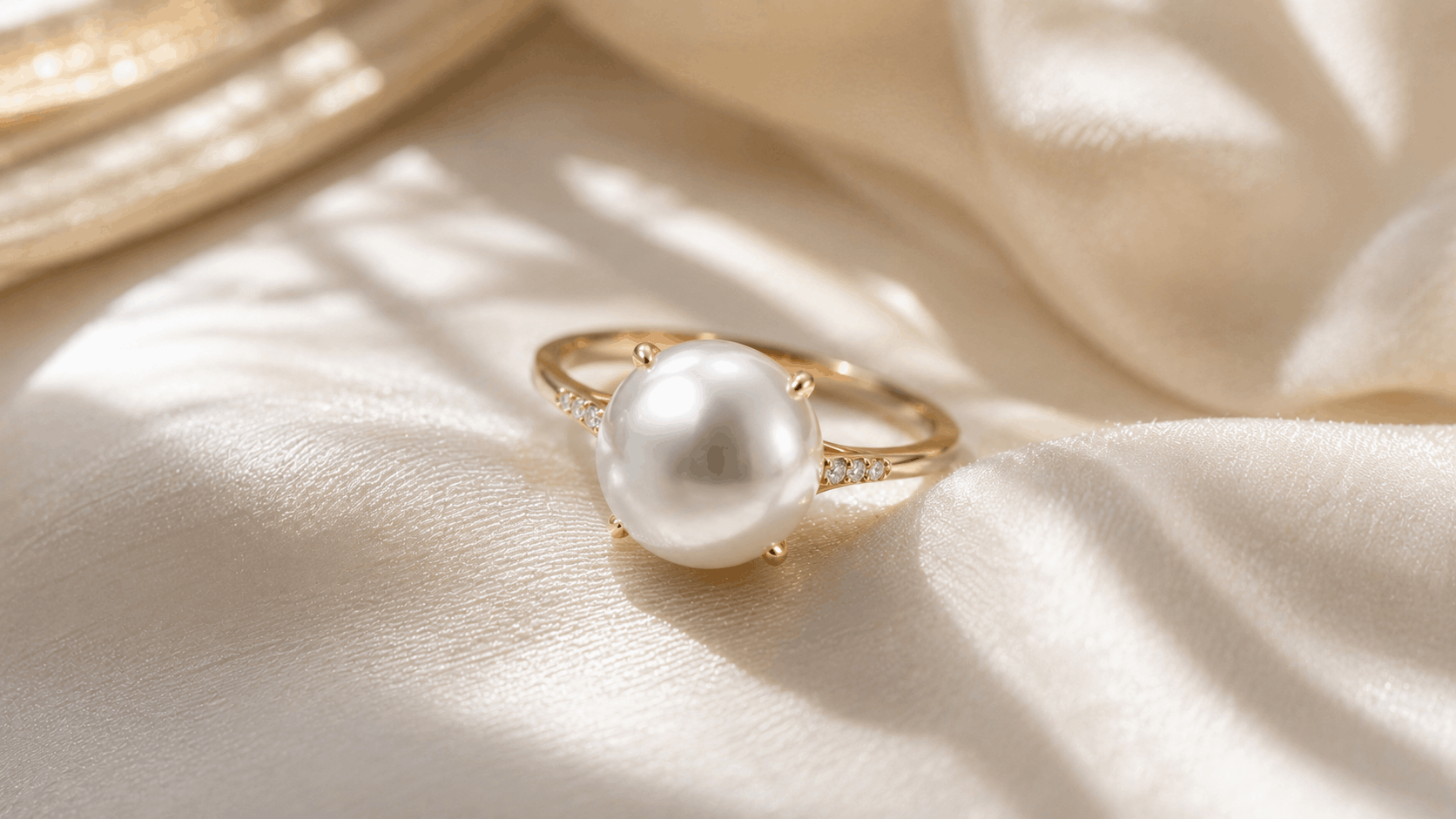 03. Bagues avec Perles de la Mer du Sud comme Bagues de Fiançailles