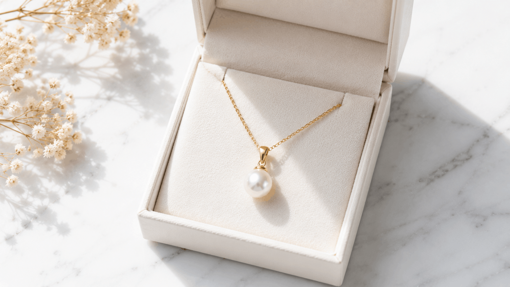 05. Pendentif en perle d’eau douce comme cadeau