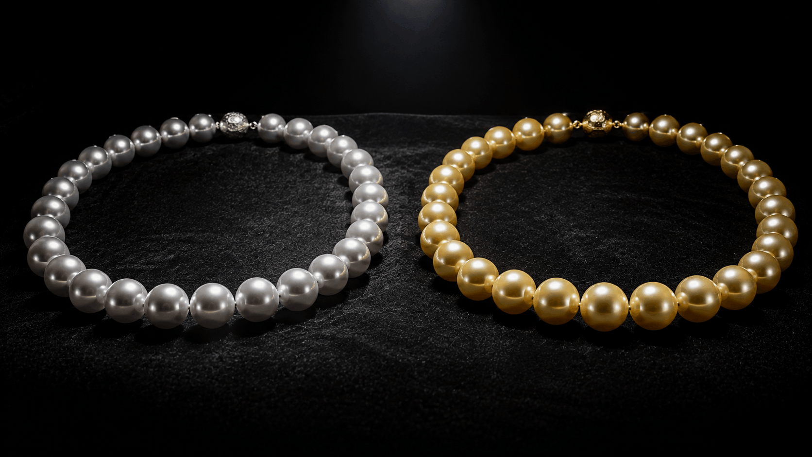 04. Argent vs Or — Deux perles très différentes
