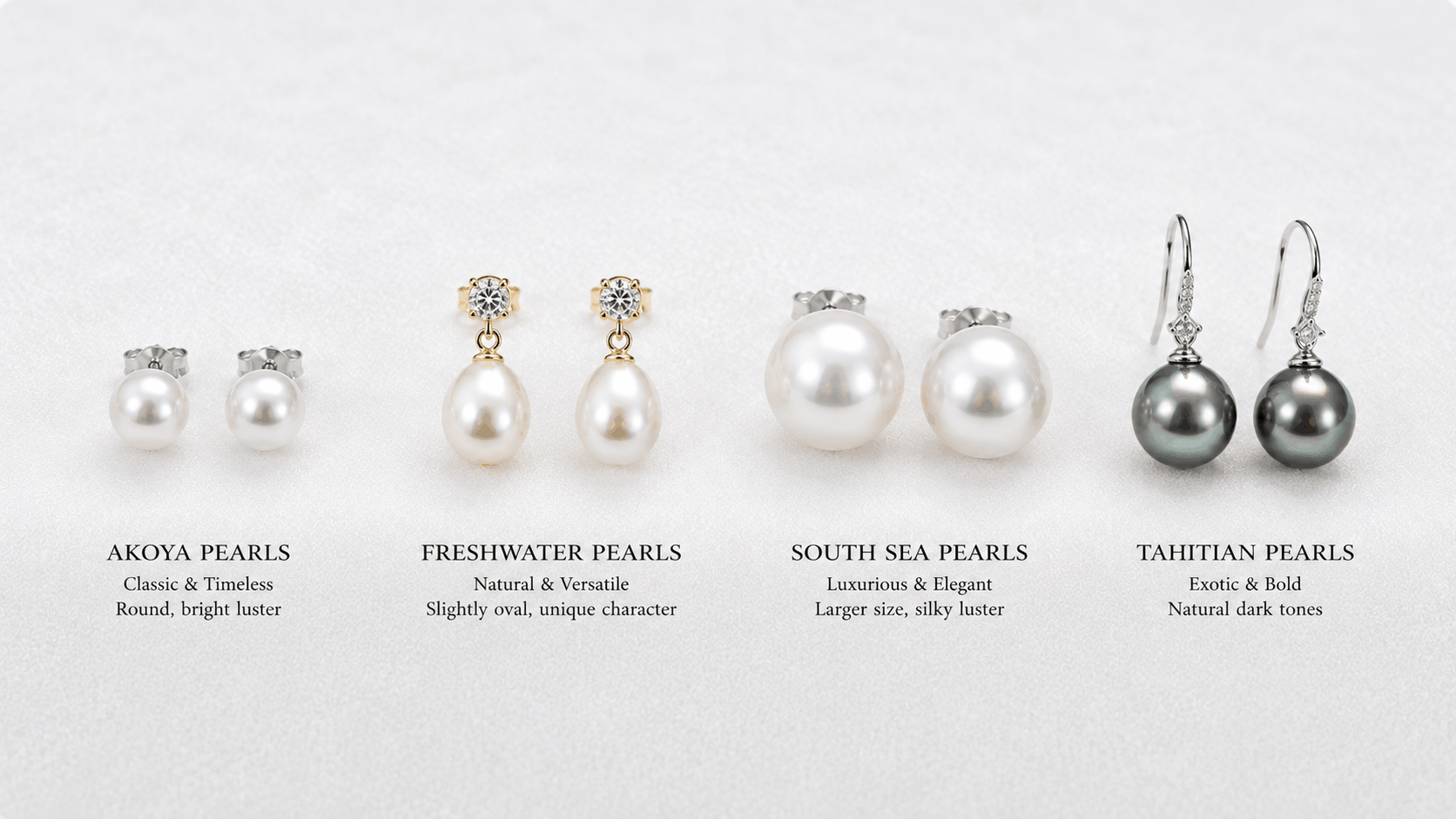 05. Guide des types de perles — Quelle perle convient à quelle mariée