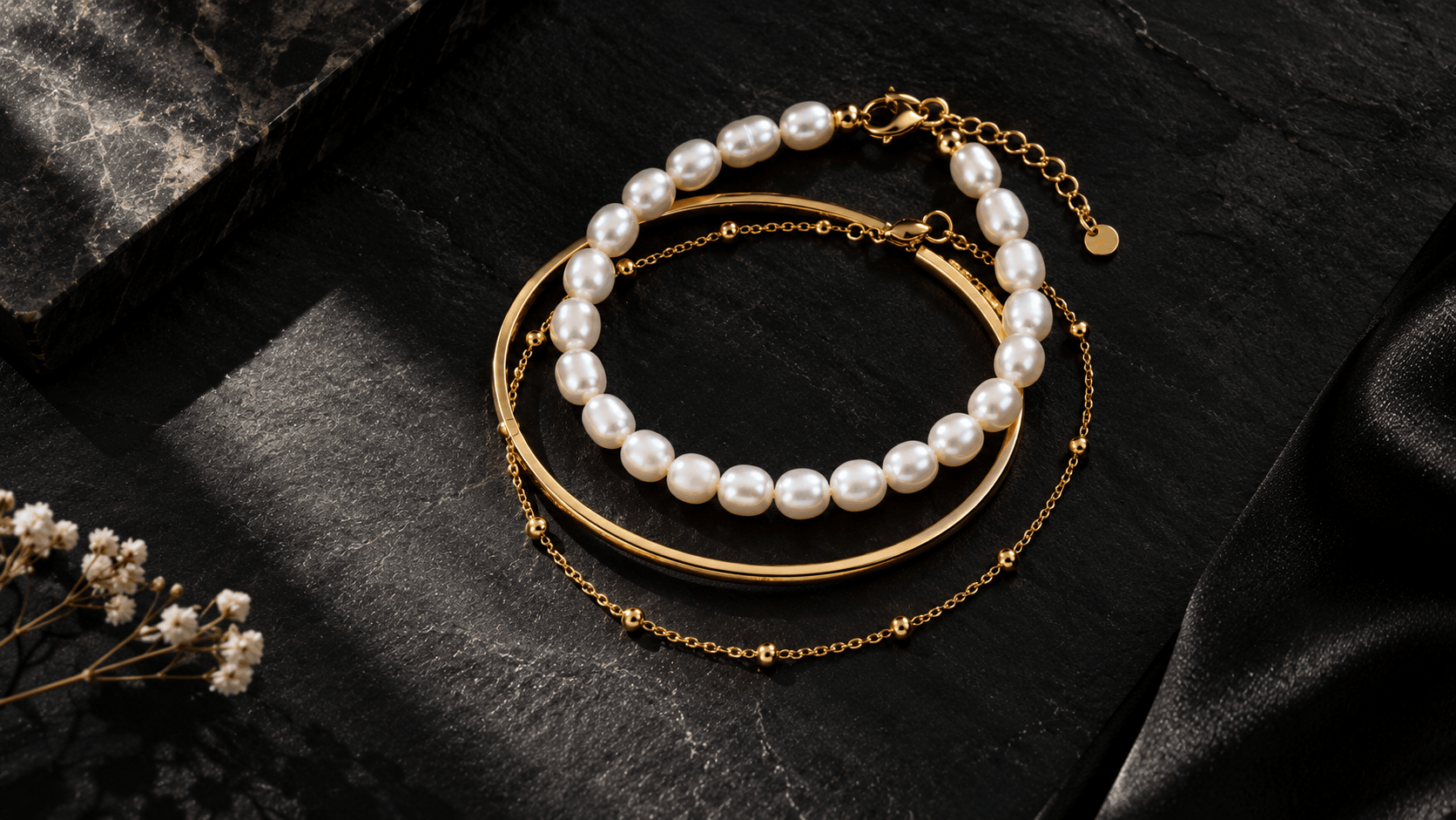 04. Comment superposer un bracelet de perles d'eau douce