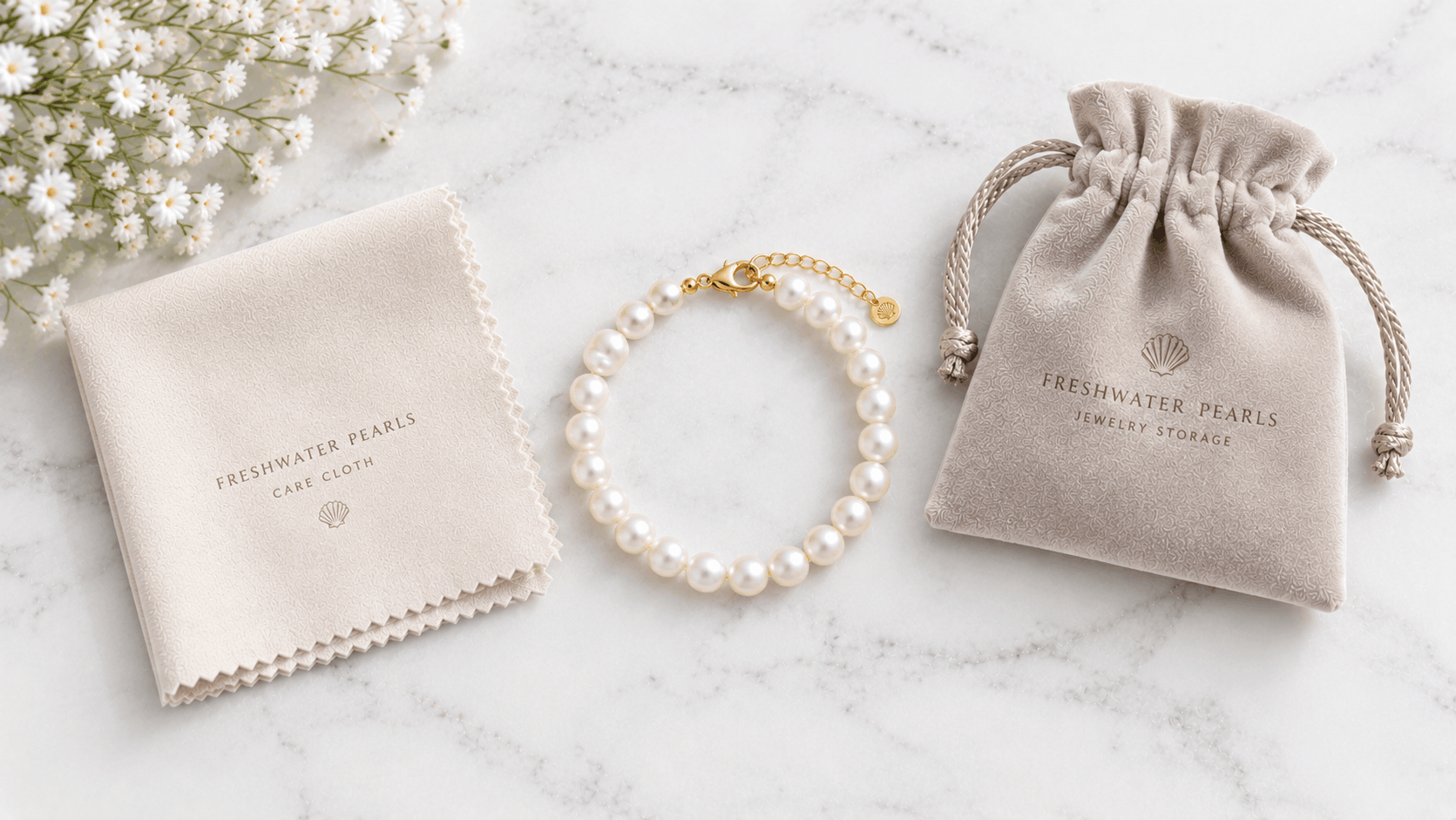 06. Entretenir un bracelet de perles d'eau douce