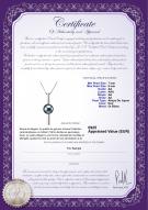 Certificat de produit: AK-B-AA-78-P-Johana
