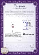 Certificat de produit: FW-L-AAAA-78-P-Jennifer