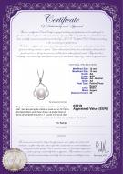 Certificat de produit: FW-W-AA-1213-P-Alyssa
