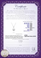 Certificat de produit: FW-W-AAAA-910-P-Nicole