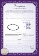 Certificat de produit: JAK-B-AAA-775-N