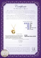 Certificat de produit: SS-G-AA-1011-P-Rosalie