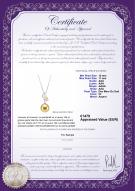 Certificat de produit: SSEA-G-AAA-1011-P-Nelia