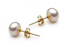Blanc 7.5-8.5mm AA-qualité perles d'eau douce -un set en perles