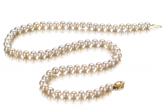 Blanc 5-5.5mm AAAA-qualité perles d'eau douce -Collier de perles