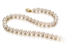 Blanc 5-5.5mm AAAA-qualité perles d'eau douce -Collier de perles