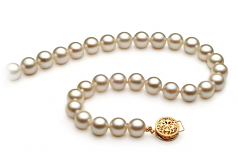 Blanc 6-7mm AA-qualité Akoya du Japon -Collier de perles