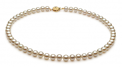 Blanc 6.5-7mm AA-qualité Akoya du Japon-un set en perles