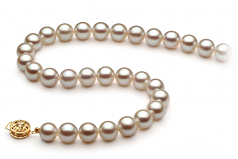 Blanc 8.5-9mm AA-qualité Akoya du Japon -Collier de perles