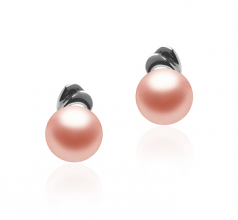 Aria Rose 5-6mm AAA-qualité perles d'eau douce 925/1000 Argent-Boucles d'oreilles en perles