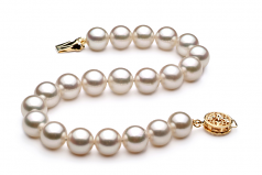 Blanc 8-9mm AA-qualité Akoya du Japon -un set en perles