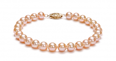 Rose 6-7mm AA-qualité perles d'eau douce Rempli D'or-un set en perles