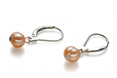 Vague Rose 6-7mm A-qualité perles d'eau douce -un set en perles