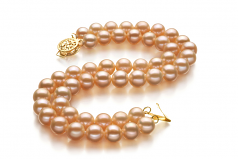 Lee Rose 6-7mm AA-qualité perles d'eau douce Rempli D'or-Bracelet de perles
