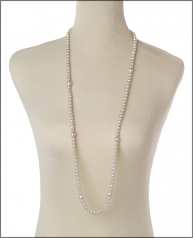 Chloe Blanc 6-11mm A-qualité perles d'eau douce -Collier de perles