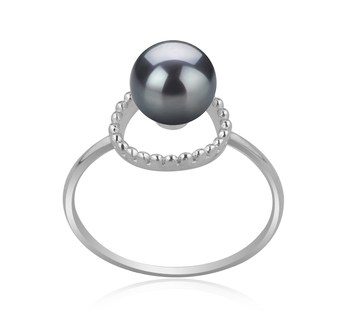 Andy Noir 6-7mm AAAA-qualité perles d'eau douce 925/1000 Argent-Bague perles