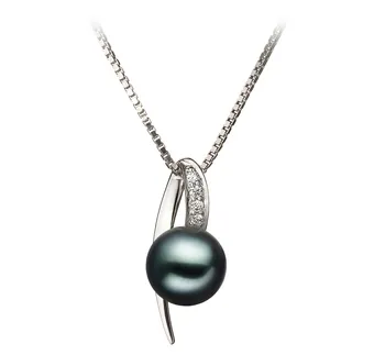 Pendentif Perle D'eau Douce 8x10mm Plaqué Argent 925 - Neuf Avec étiquettes - Forme Poire