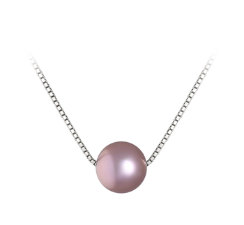 Madison Lavande 8-9mm AA-qualité perles d'eau douce 925/1000 Argent-pendentif en perles