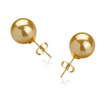 Boucles D'oreilles Pacific Pearls® – Perles Akoya 8 Mm – Or Jaune 18k – Japon