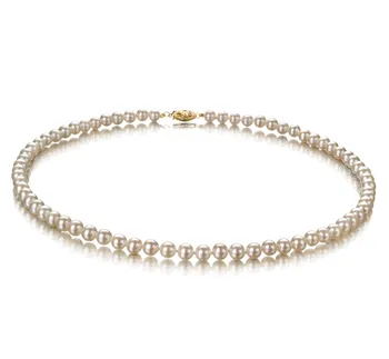 Collier Plaqué Or Blanc Avec Perle D'eau Douce 12mm - Longueur 44+5cm - Neuf Avec étiquettes