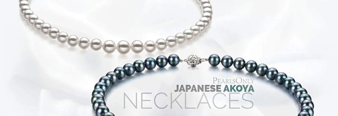 PearlsOnly Collier Akoya japonais