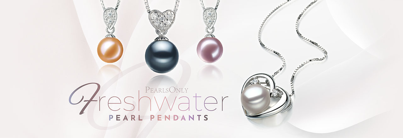 PearlsOnly Pendentif de perles d'Eau Douce