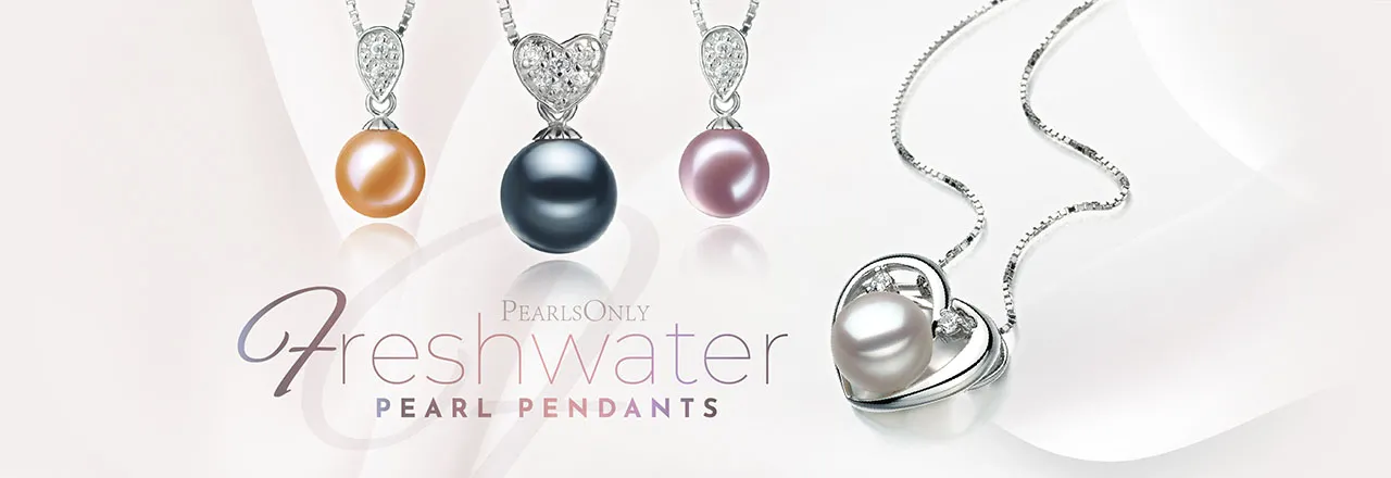 PearlsOnly Pendentif de perles d'Eau Douce