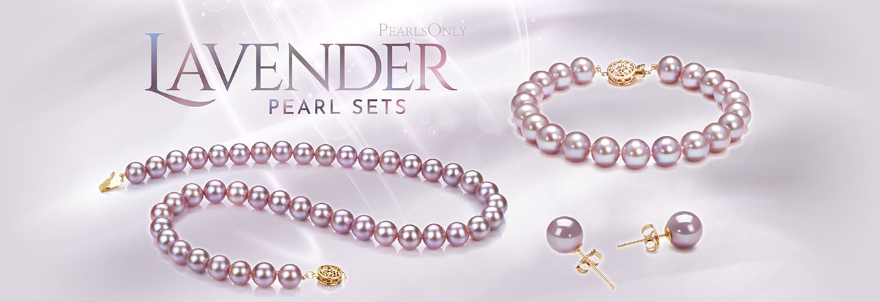 PearlsOnly Ensembles de perles de lavande