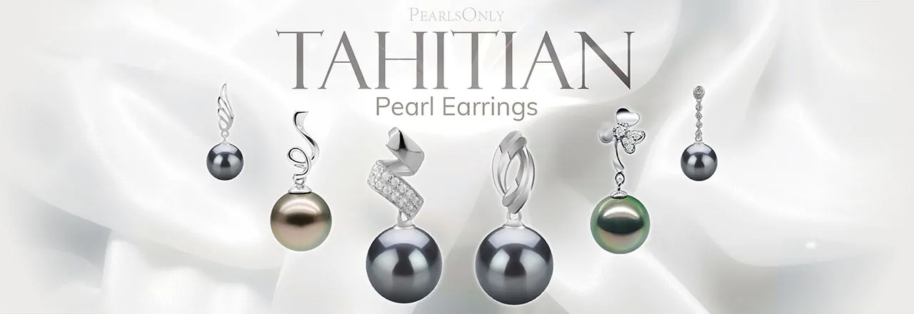 PearlsOnly Boucles d'oreilles tahitiennes