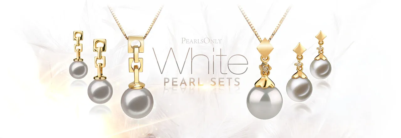 PearlsOnly Ensembles de perle blanche